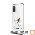 Nugarėlės dėklai Karl Lagerfeld  Karl Lagerfeld Choupette Fun Case for Samsung Galaxy A31 - Transparent 