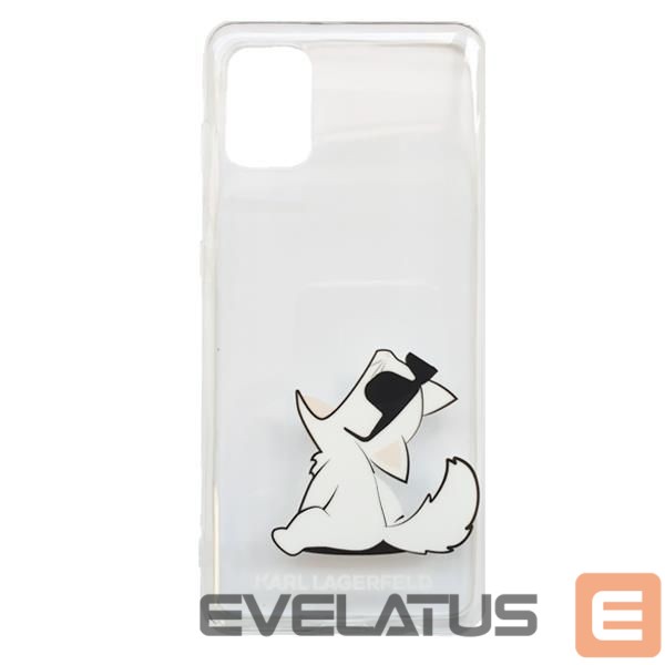 Nugarėlės dėklai Karl Lagerfeld Karl Lagerfeld Choupette Fun Case for Samsung Galaxy A31 - Transparent