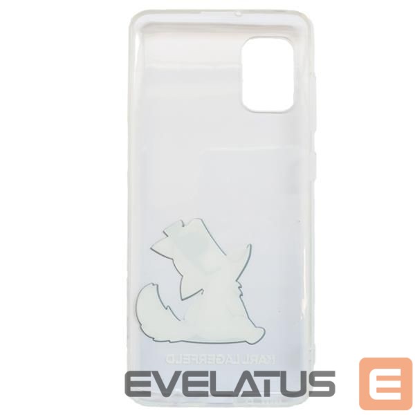 Nugarėlės dėklai Karl Lagerfeld Karl Lagerfeld Choupette Fun Case for Samsung Galaxy A31 - Transparent