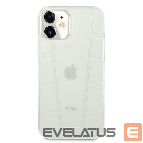 Nugarėlės dėklai Mercedes-Benz Mercedes Line Case for iPhone 12 mini - Transparent