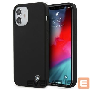 Nugarėlės dėklai BMW  BMW Silicone Signature Case for iPhone 12 mini - Black 
