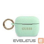 Nugarėlės dėklai Guess  Guess GUACAPSILGLGN AirPods Pro cover green/green Silicone Glitter 