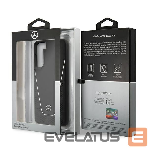 Nugarėlės dėklai Mercedes-Benz Mercedes Dynamic Line Case for Samsung Galaxy S21+ - Black