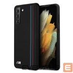 Nugarėlės dėklai BMW  BMW Silicone Stripes M Collection Case for Samsung Galaxy S21+ - Black 