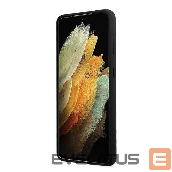 Nugarėlės dėklai BMW BMW Silicone Stripes M Collection Case for Samsung Galaxy S21+ - Black