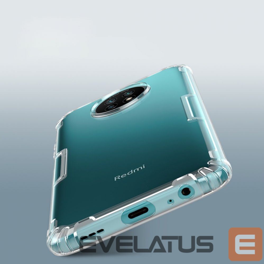Nugarėlės dėklai Nillkin Nillkin Nature Gel Case Cover Ultra Slim Xiaomi Redmi Note 9T 5G Transparent