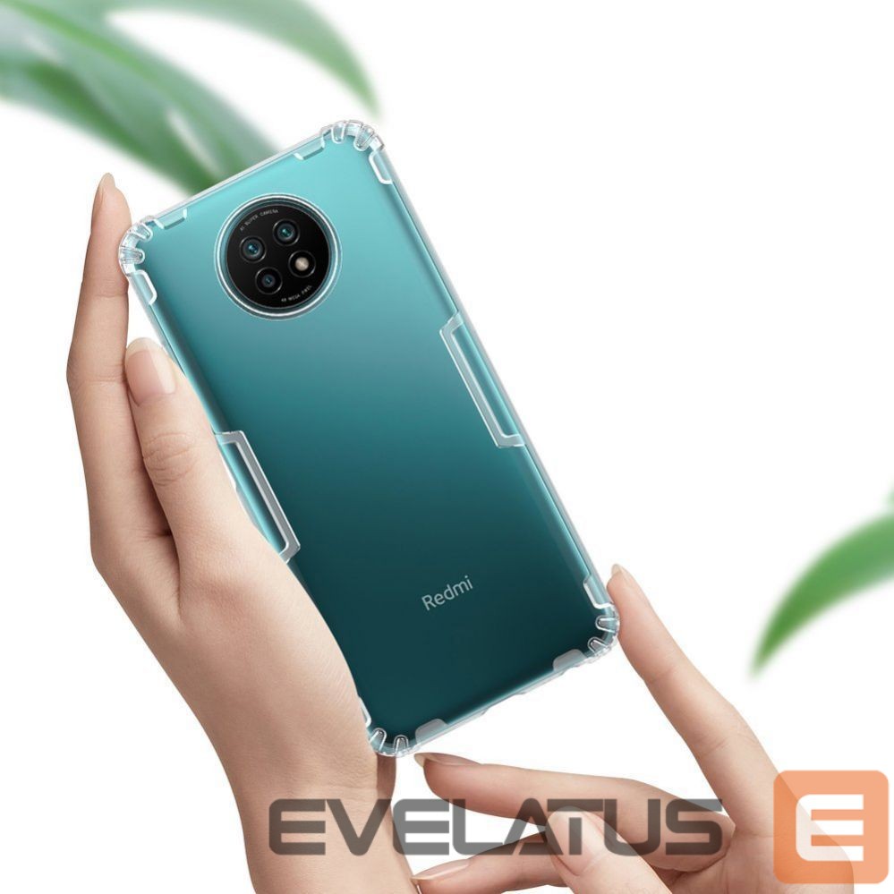 Nugarėlės dėklai Nillkin Nillkin Nature Gel Case Cover Ultra Slim Xiaomi Redmi Note 9T 5G Transparent