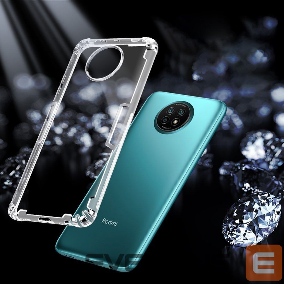 Nugarėlės dėklai Nillkin Nillkin Nature Gel Case Cover Ultra Slim Xiaomi Redmi Note 9T 5G Transparent