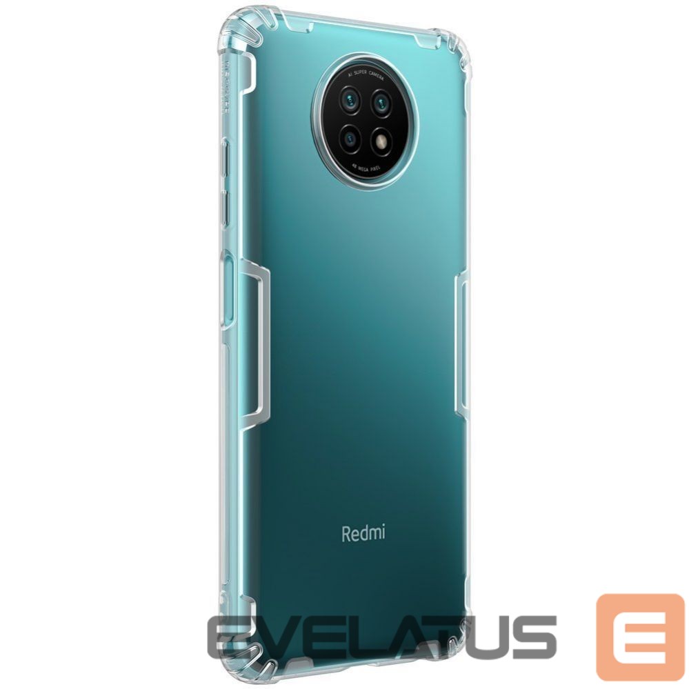 Nugarėlės dėklai Nillkin Nillkin Nature Gel Case Cover Ultra Slim Xiaomi Redmi Note 9T 5G Transparent
