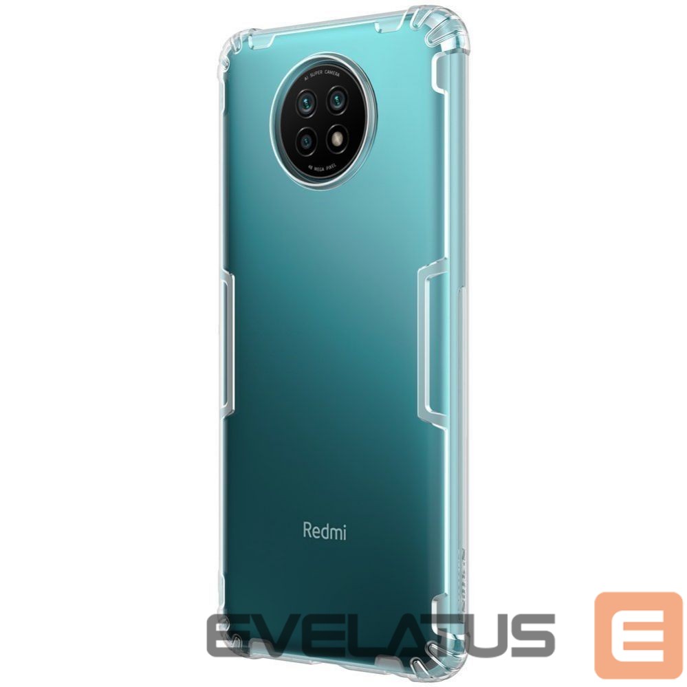 Nugarėlės dėklai Nillkin Nillkin Nature Gel Case Cover Ultra Slim Xiaomi Redmi Note 9T 5G Transparent