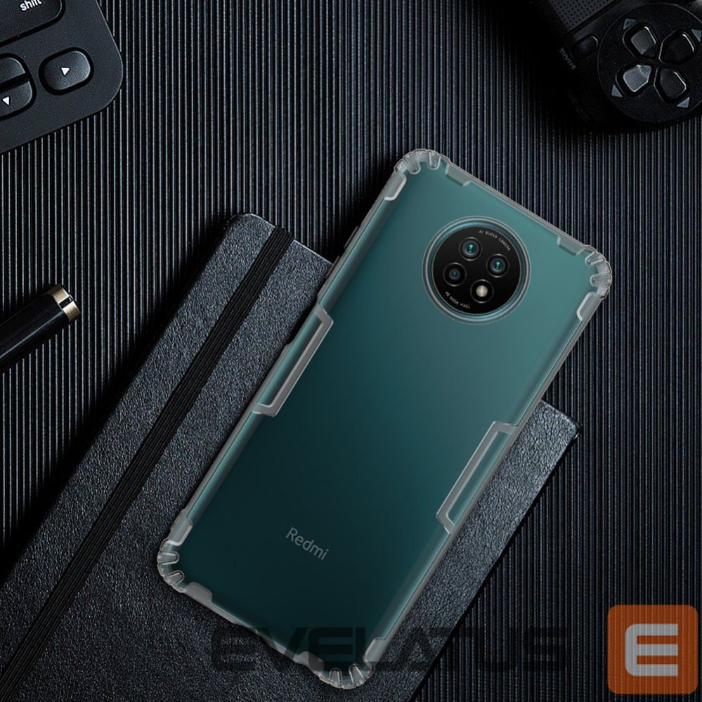 Nugarėlės dėklai Nillkin Nillkin Nature Gel Case Cover Ultra Slim Xiaomi Redmi Note 9T 5G Transparent