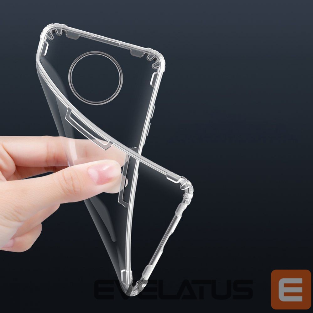 Nugarėlės dėklai Nillkin Nillkin Nature Gel Case Cover Ultra Slim Xiaomi Redmi Note 9T 5G Transparent