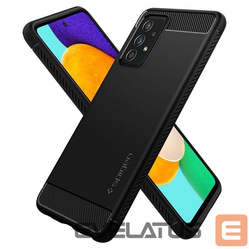 Nugarėlės dėklai Spigen Spigen Rugged Armor Case for Samsung Galaxy A52 / A52S - Matte Black