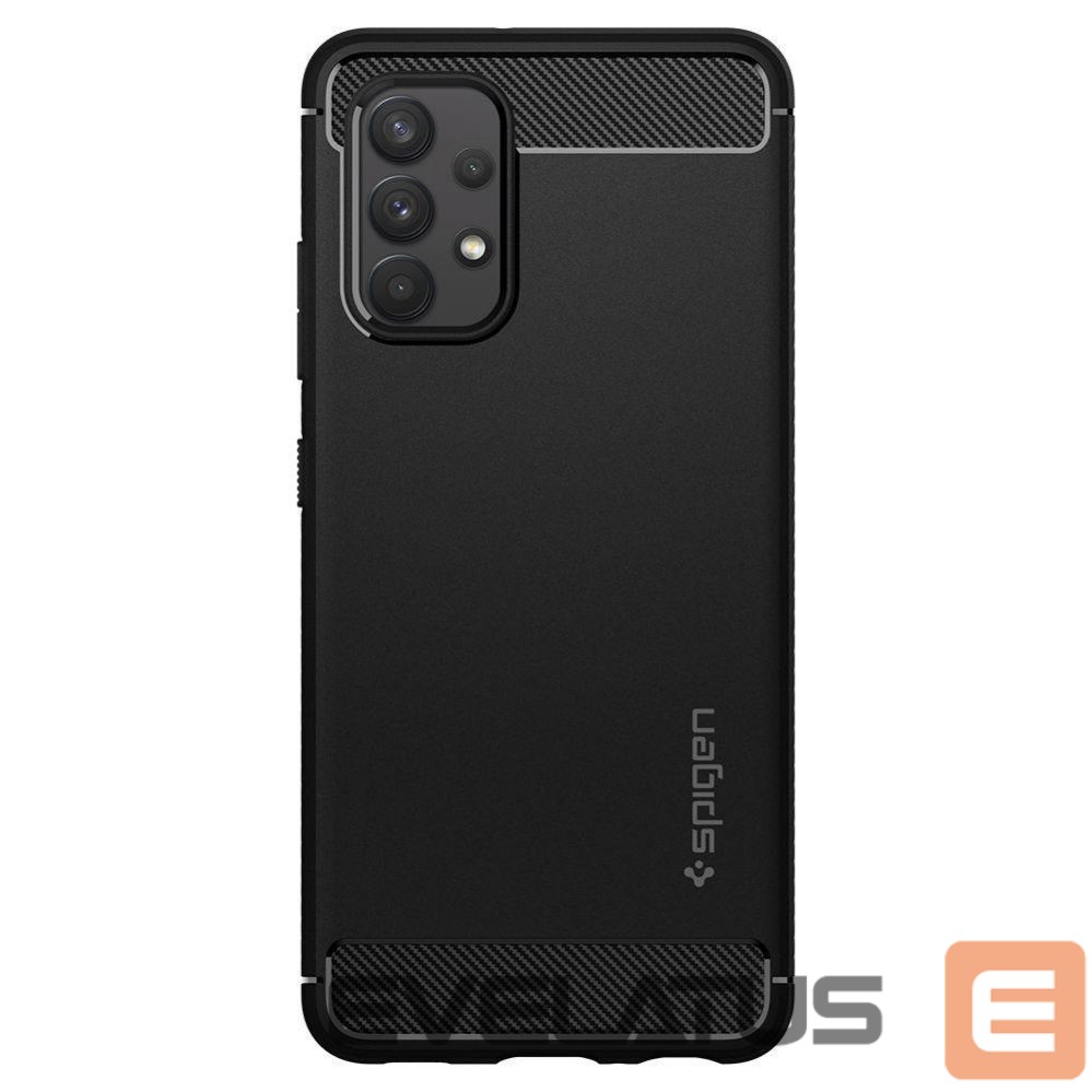 Nugarėlės dėklai Spigen Spigen Rugged Armor Case for Samsung Galaxy A52 / A52S - Matte Black