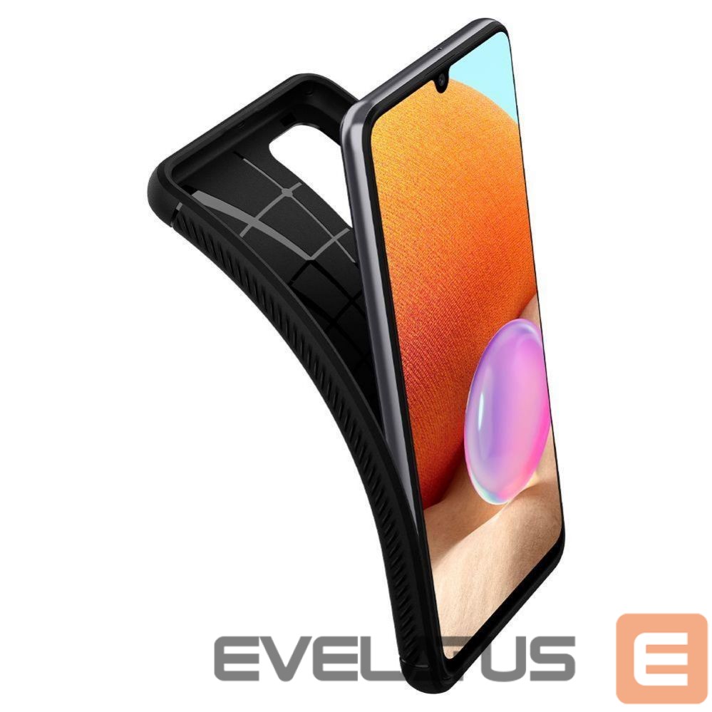 Nugarėlės dėklai Spigen Spigen Rugged Armor Case for Samsung Galaxy A52 / A52S - Matte Black