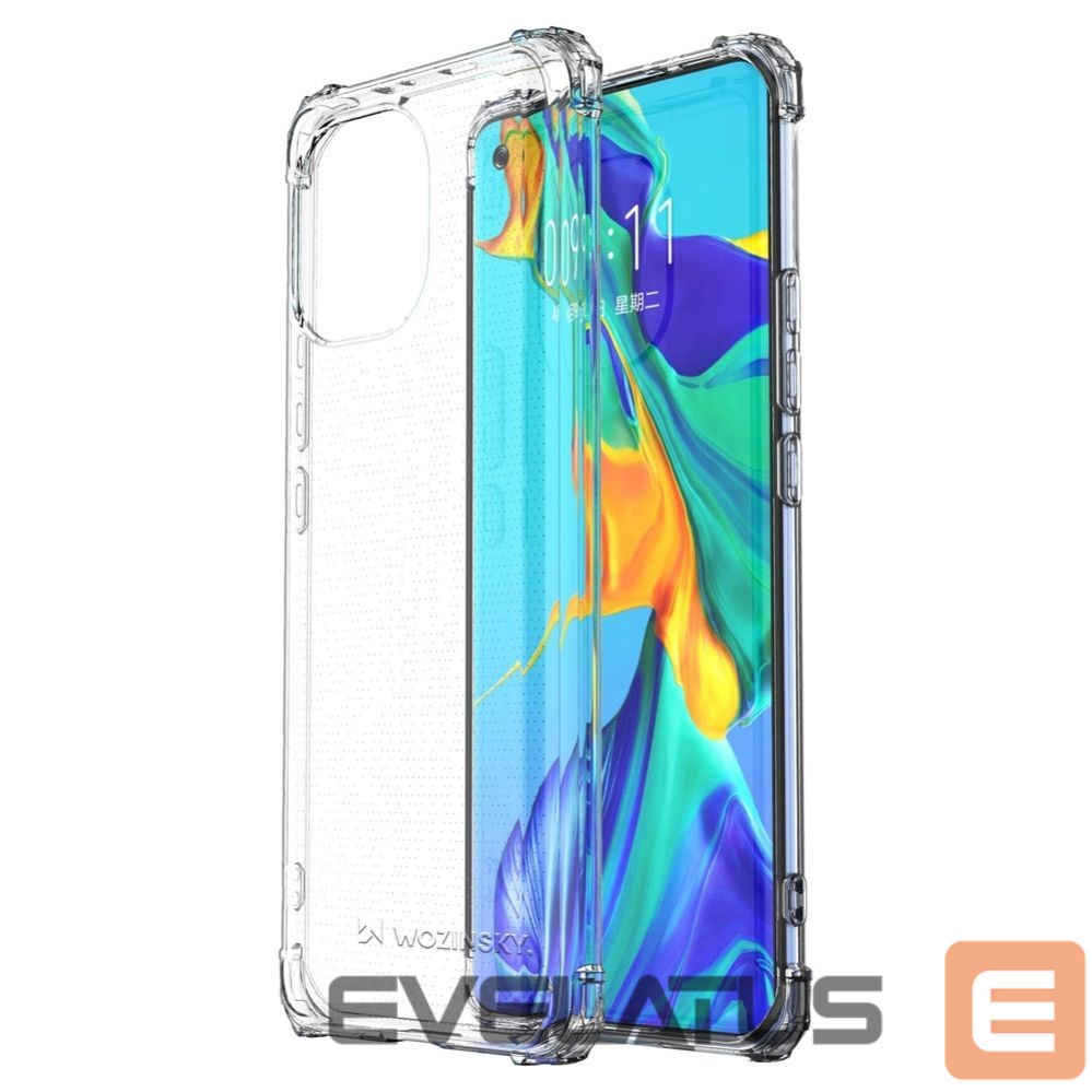 Nugarėlės dėklai Wozinsky Wozinsky Anti Shock durable case with Military Grade Protection for Xiaomi Mi 11 transparent