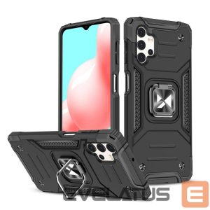Nugarėlės dėklai Wozinsky - Wozinsky Ring Armor Case Kickstand Tough Rugged Cover for Samsung Galaxy A32 5G black 