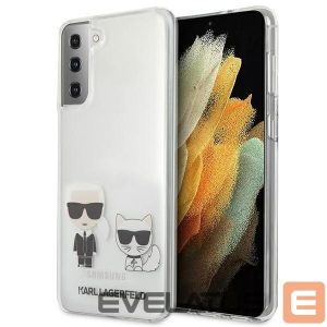 Nugarėlės dėklai Karl Lagerfeld  Karl Lagerfeld Karl&Choupette Case for Samsung Galaxy S21+ - Transparent 