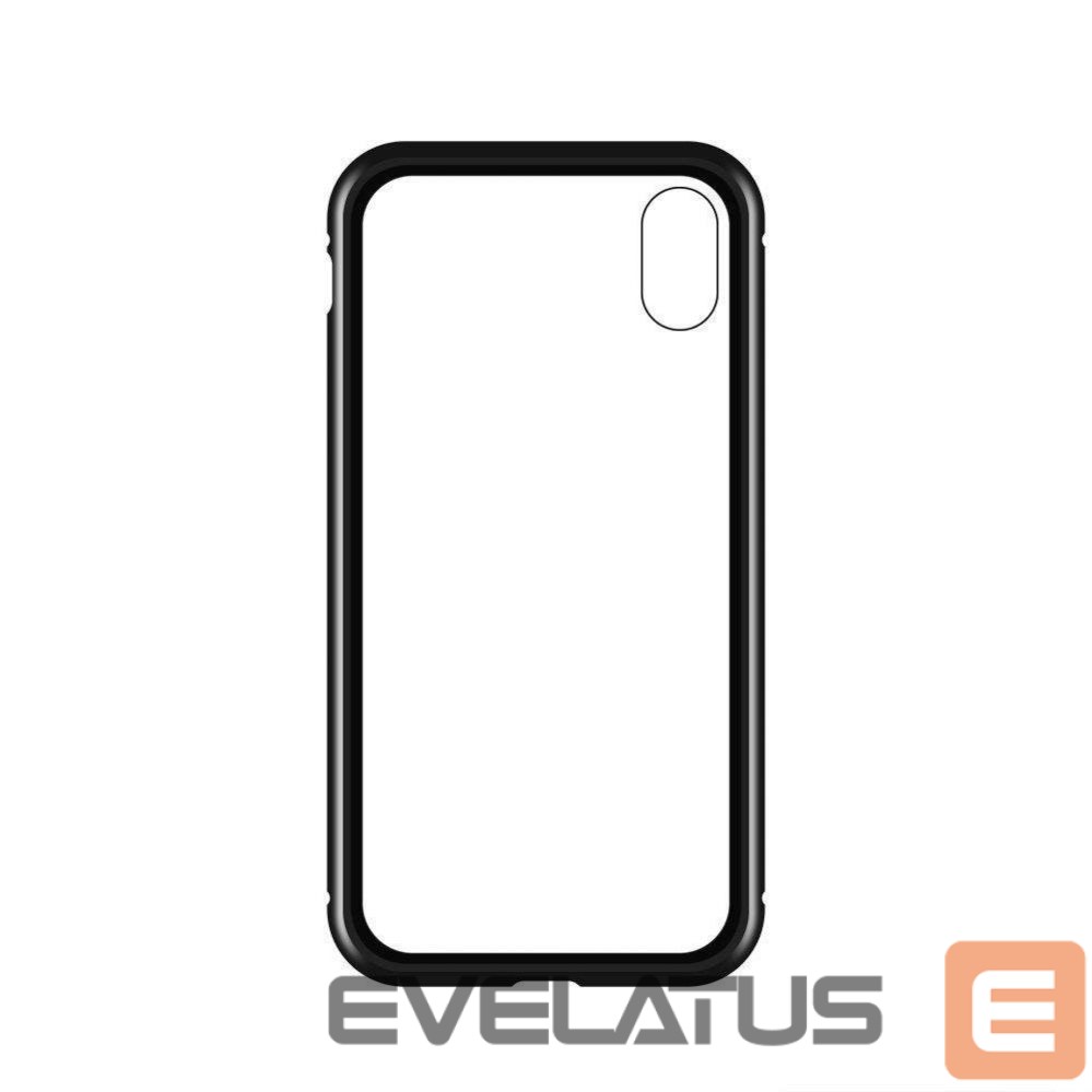 Nugarėlės dėklai Wozinsky Wozinsky Full Magnetic Case Full Body Front and Back Cover with built-in glass for Samsung Galaxy A72 4G black-transparent