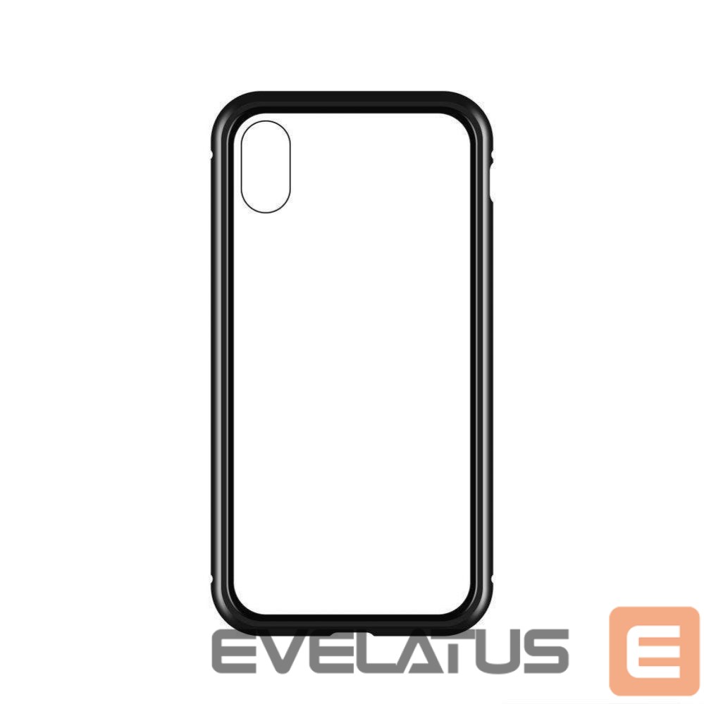 Nugarėlės dėklai Wozinsky Wozinsky Full Magnetic Case Full Body Front and Back Cover with built-in glass for Samsung Galaxy A72 4G black-transparent