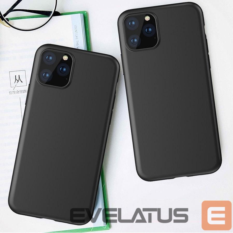 Nugarėlės dėklai Hurtel Soft Case TPU gel protective case cover for Motorola Moto G100 / Edge S black
