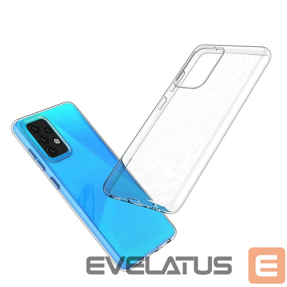 Nugarėlės dėklai Hurtel Ultra Clear 0.5mm Case Gel TPU Cover for Realme C21 transparent