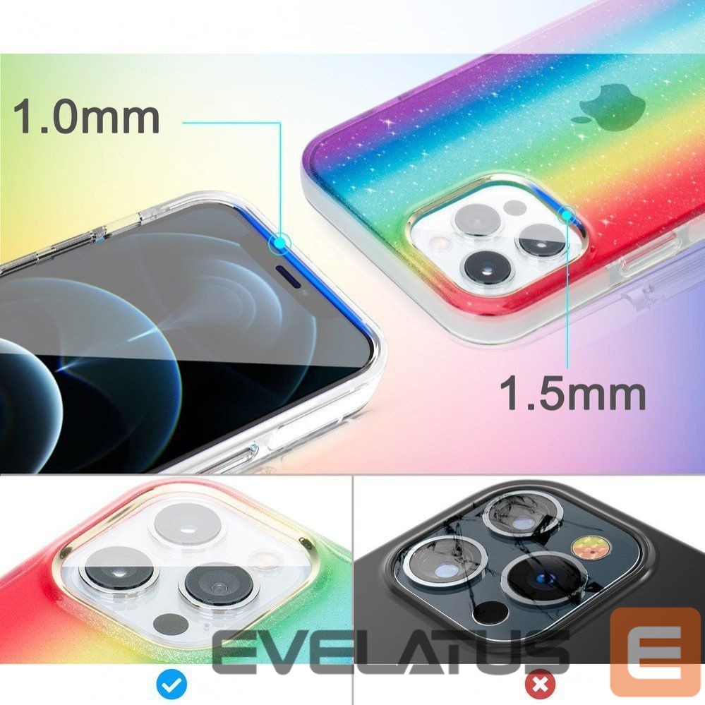 Nugarėlės dėklai Kingxbar Multicolour