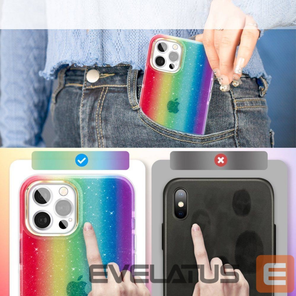 Nugarėlės dėklai Kingxbar Multicolour