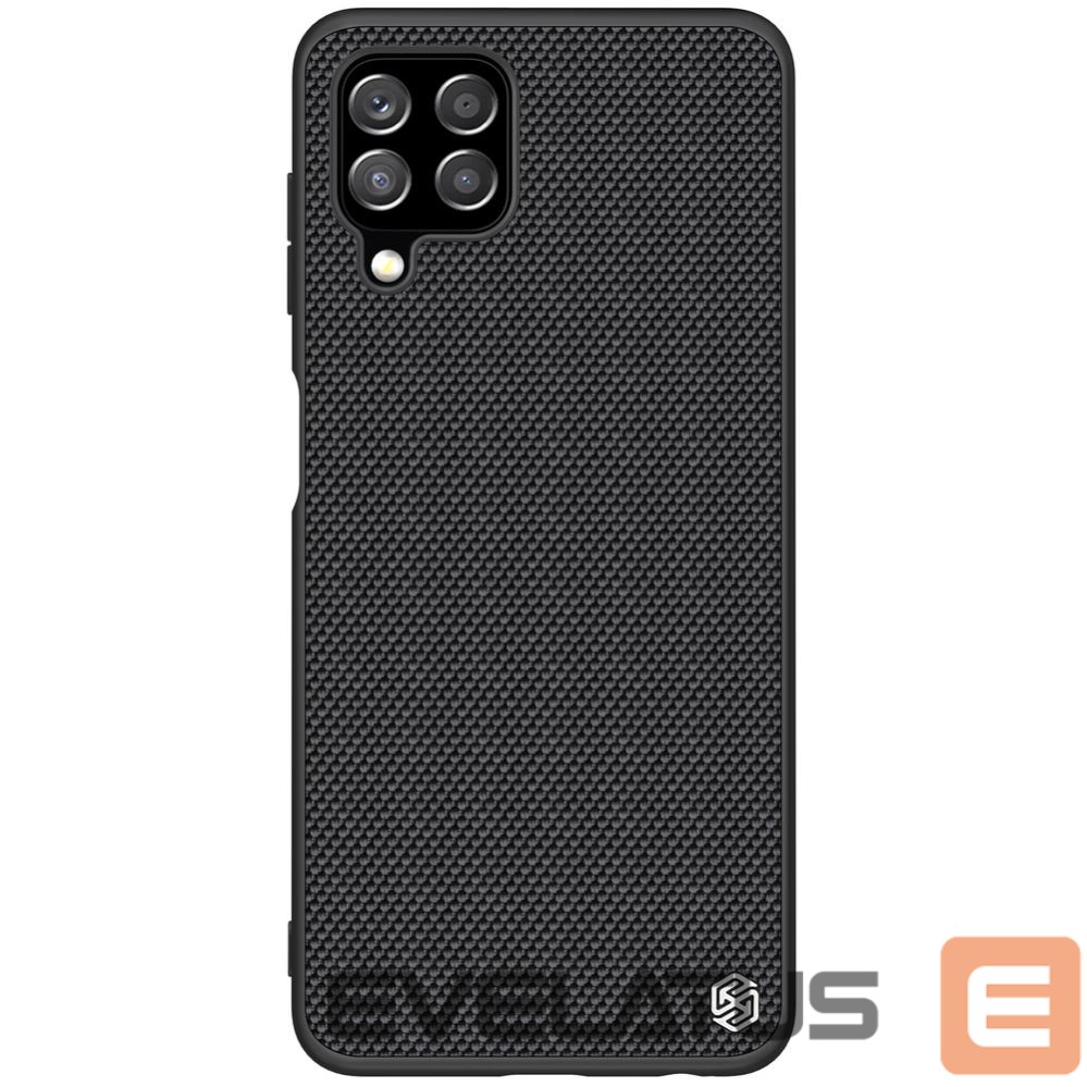 Nugarėlės dėklai Nillkin Nillkin Textured Case durable reinforced case with gel frame and nylon back for Samsung Galaxy A22 4G black