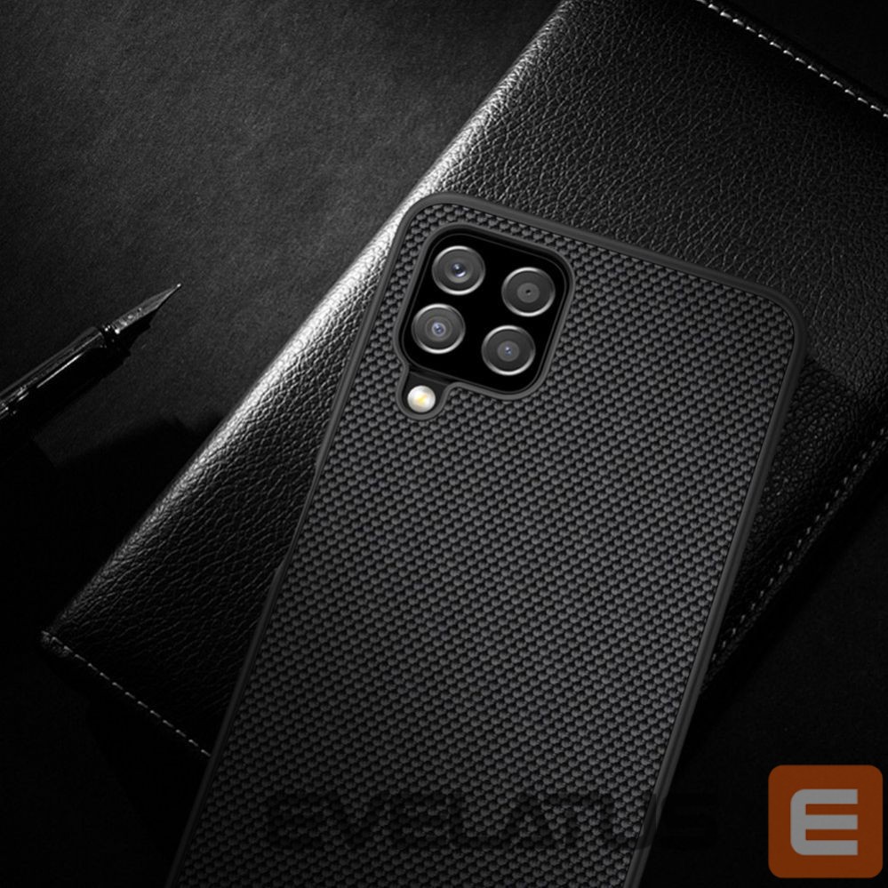 Nugarėlės dėklai Nillkin Nillkin Textured Case durable reinforced case with gel frame and nylon back for Samsung Galaxy A22 4G black