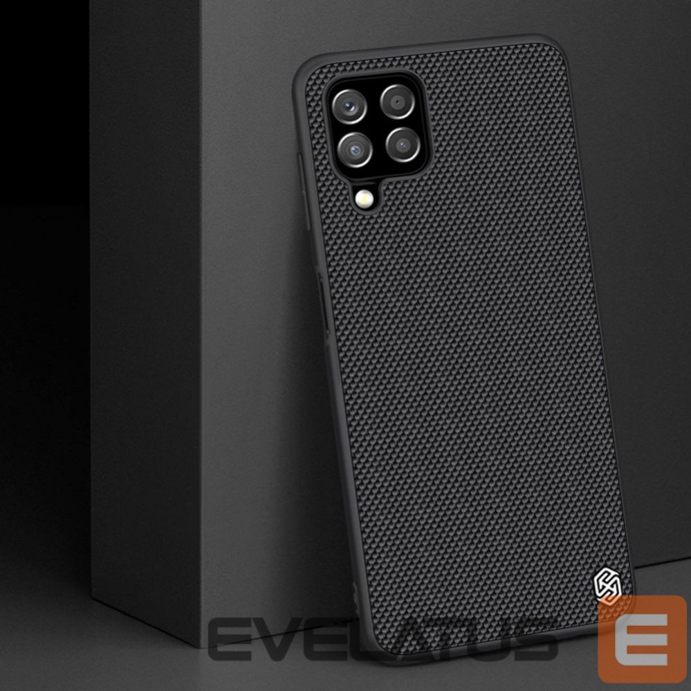 Nugarėlės dėklai Nillkin Nillkin Textured Case durable reinforced case with gel frame and nylon back for Samsung Galaxy A22 4G black