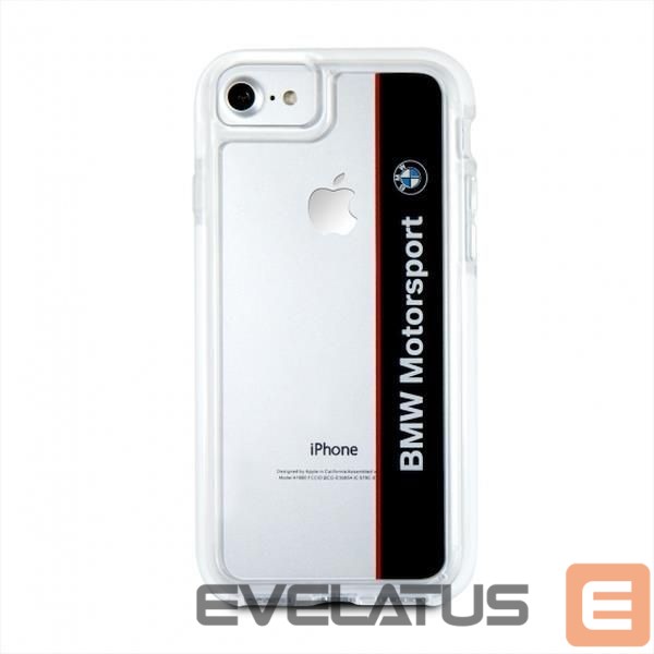Nugarėlės dėklai BMW Etui hardcase BMW BMHCP7SPVNA iPhone 7 /8/SE 2020 / SE 2022 transparent navy SHOCKPROOF