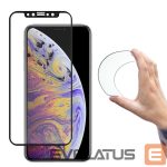 Apsauginiai stiklai Wozinsky  Wozinsky Full Cover Flexi Nano foil glass tempered glass with frame iPhone 14 Max / 13 Pro Max transparent 