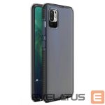 Nugarėlės dėklai Hurtel  Black || Transparent 