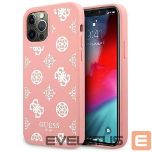 Nugarėlės dėklai Guess  Guess GUHCP12LLSPEWPI iPhone 12 Pro Max 6.7" pink/pink hard case Peony Collection