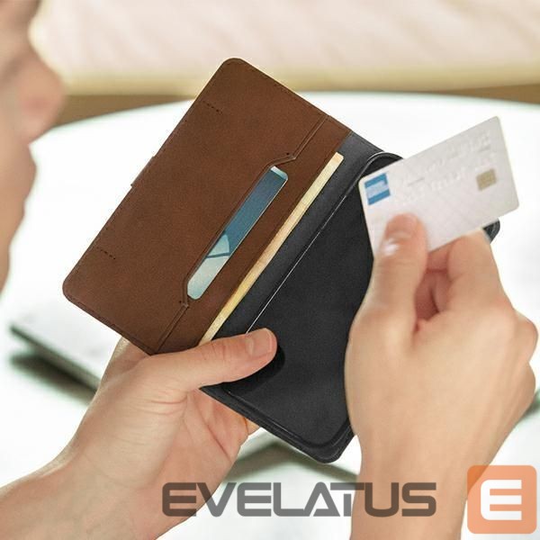 Nugarėlės dėklai UNIQ Uniq Journa case for iPhone 12 / iPhone 12 Pro - gray