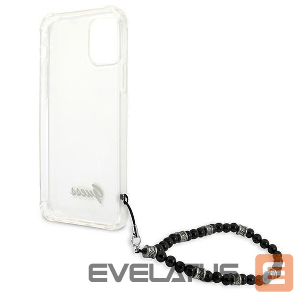 Nugarėlės dėklai Guess Guess GUHCP12MKPSBK iPhone 12/12 Pro 6.1" Transparent hardcase Black Pearl