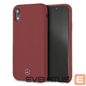 Nugarėlės dėklai Mercedes-Benz  Mercedes Silicone Line iPhone Xr Case - Red 