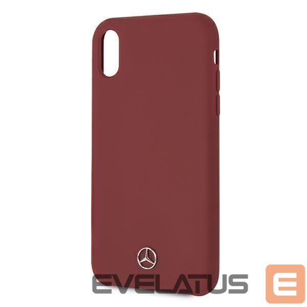 Nugarėlės dėklai Mercedes-Benz Mercedes Silicone Line iPhone Xr Case - Red