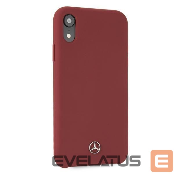 Nugarėlės dėklai Mercedes-Benz Mercedes Silicone Line iPhone Xr Case - Red