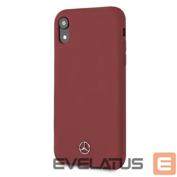 Nugarėlės dėklai Mercedes-Benz Mercedes Silicone Line iPhone Xr Case - Red