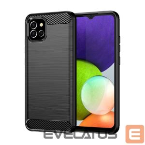 Nugarėlės dėklai Hurtel  Carbon Case Flexible Cover Case for Samsung A03S EU (166.5) black 