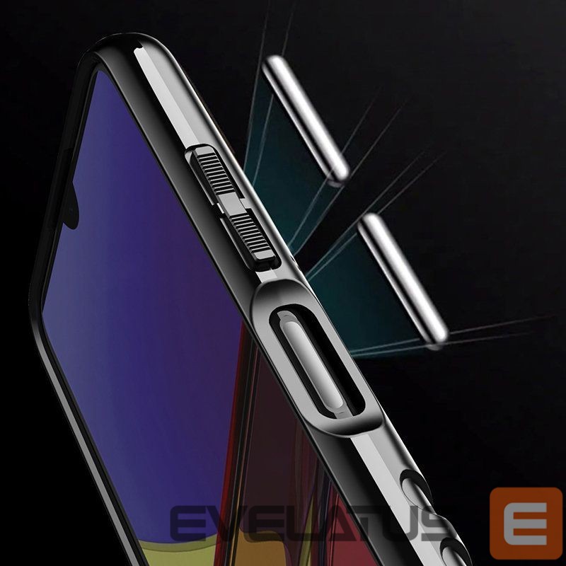 Nugarėlės dėklai Hurtel Thunder Case Flexible Tough Rugged Cover TPU Case for Samsung Galaxy A03s black