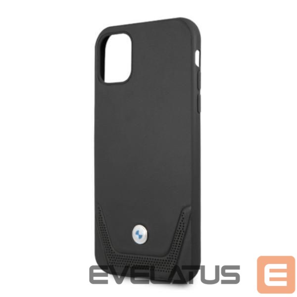 Nugarėlės dėklai BMW BMW Leather Perforate Case for iPhone 11 / Xr - Black