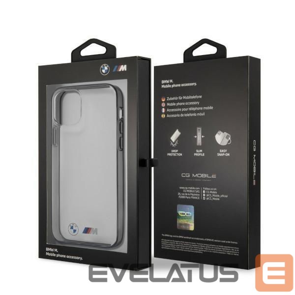 Nugarėlės dėklai BMW BMW Sandblast Case for iPhone 12 Pro Max - Transparent
