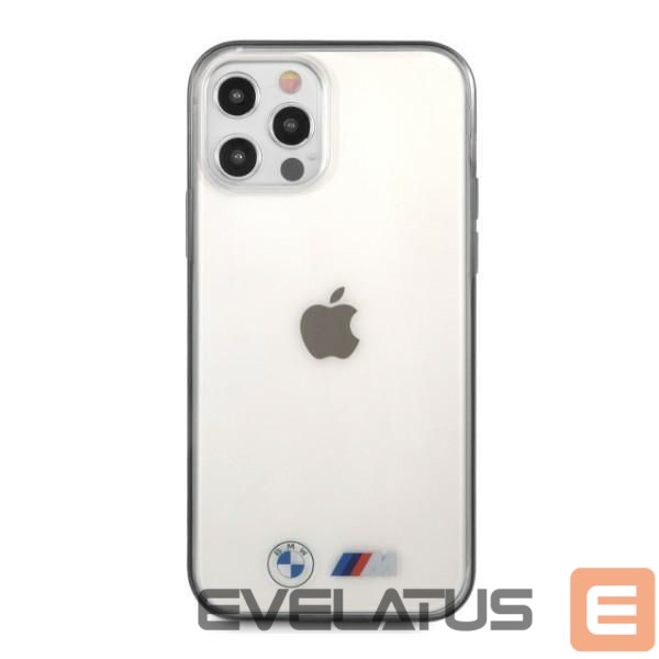 Nugarėlės dėklai BMW BMW Sandblast Case for iPhone 12 Pro Max - Transparent