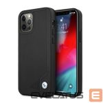 Nugarėlės dėklai BMW  BMW Leather Deboss Case for iPhone 12 Pro Max - Black 