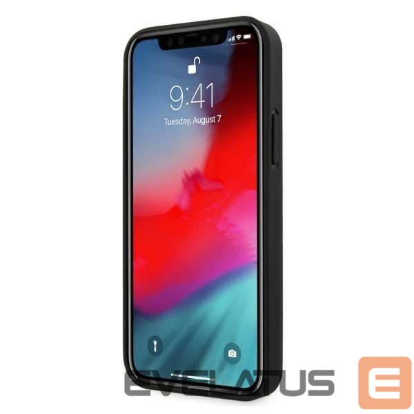 Nugarėlės dėklai BMW BMW Leather Perforate Case for iPhone 12 / iPhone 12 Pro - Black
