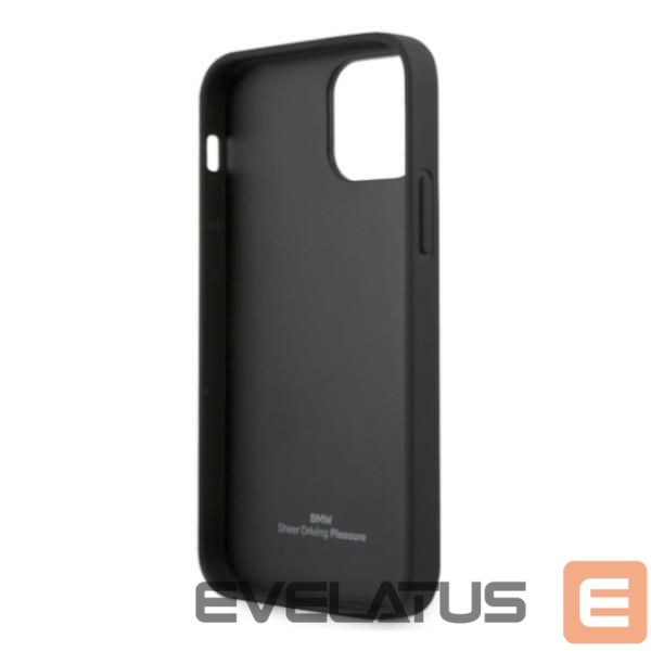 Nugarėlės dėklai BMW BMW Leather Perforate Case for iPhone 12 / iPhone 12 Pro - Black