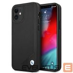 Nugarėlės dėklai BMW  BMW Leather Deboss case for iPhone 12 mini - black 